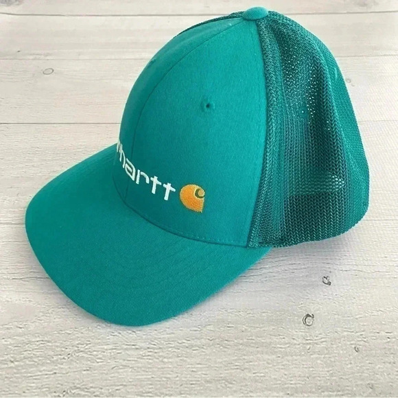 Carhartt Rugged Flex Fitted Canvas Mesh Back Graphic Cap - Picture 2 of 4